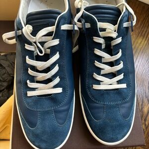 Louis Vuitton, Men's blue leather sneakers, Size 9.5